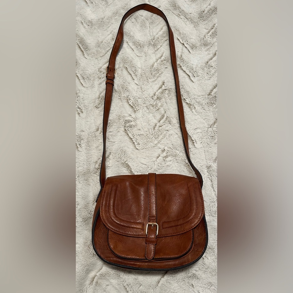 Afkomst Vegan Faux Leather Crossbody Bag Purse - Picture 7 of 16